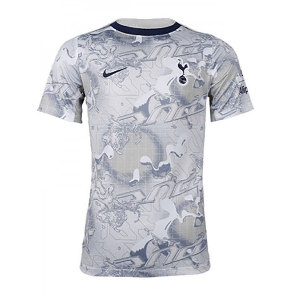 Tottenham Hotspur maillot d'entraînement de football pour adultes tenue de sport grise pour hommes haut de gamme 2025-2026